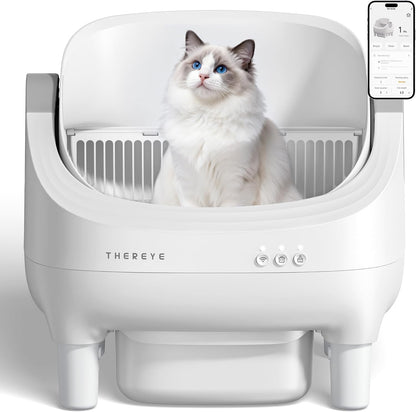 Self-Cleaning Litter Box, App Control & 7 Sensors